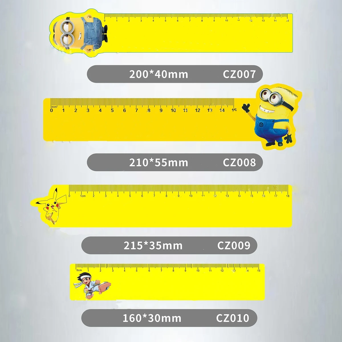 Rulers Customed logo, color and size are available 1