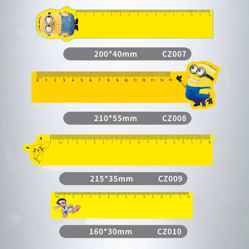 Rulers Customed logo, color and size are available