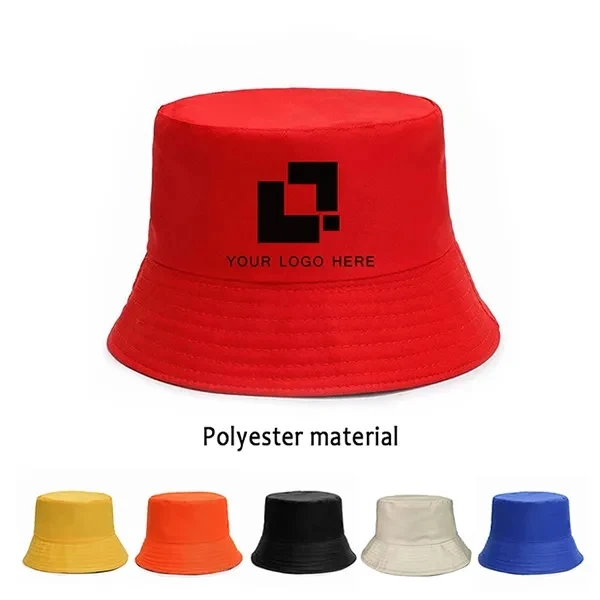 Custom polyester knitted fabric Bucket Hat 1