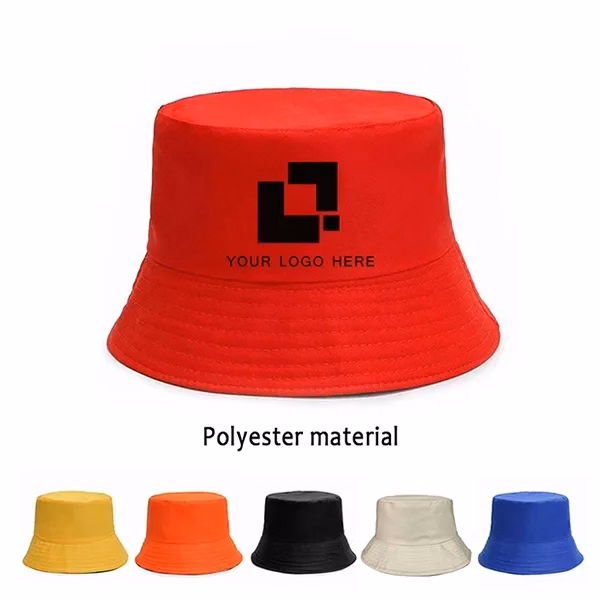 Custom polyester knitted fabric Bucket Hat