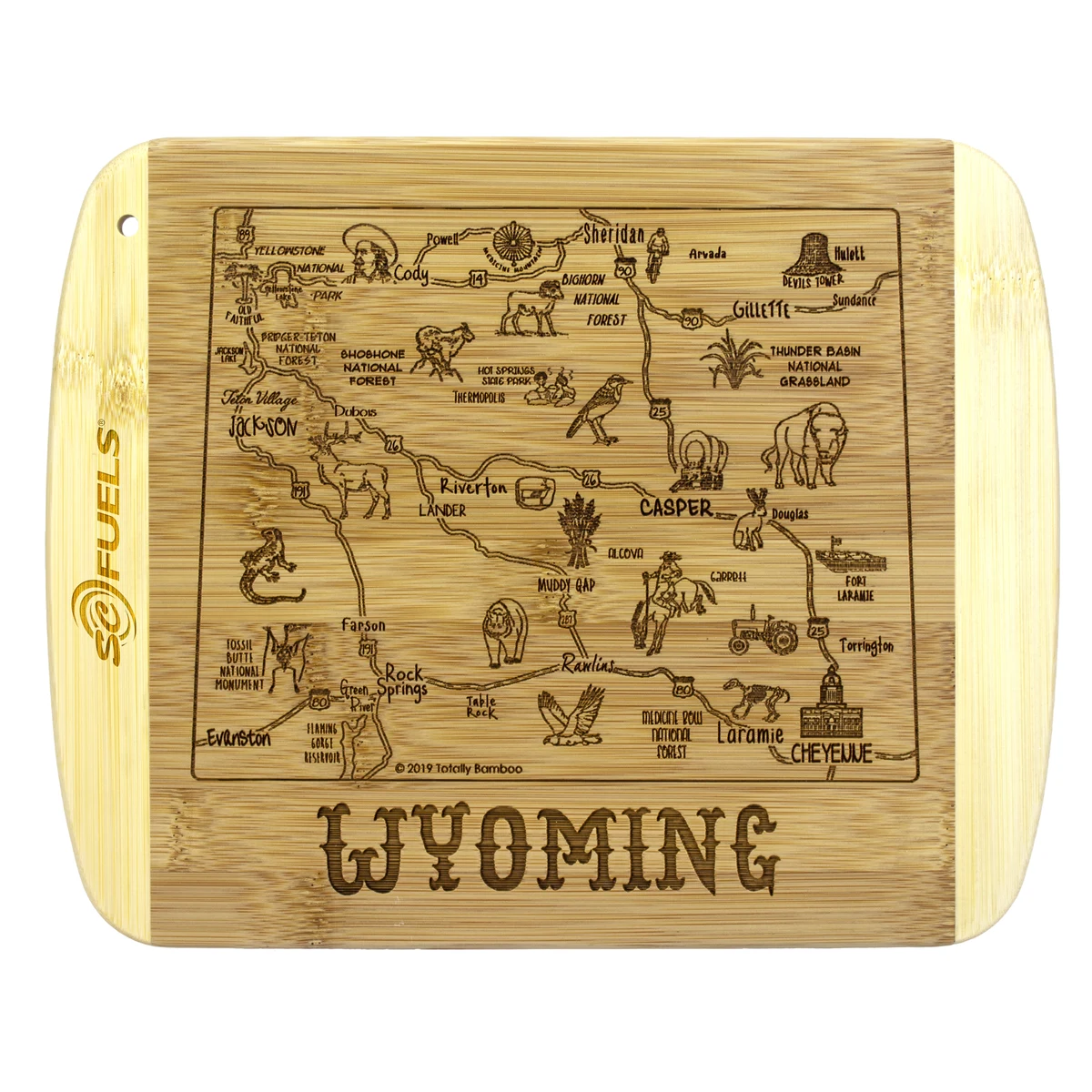 A Slice of Life Wyoming Serving & Cutting Board 1