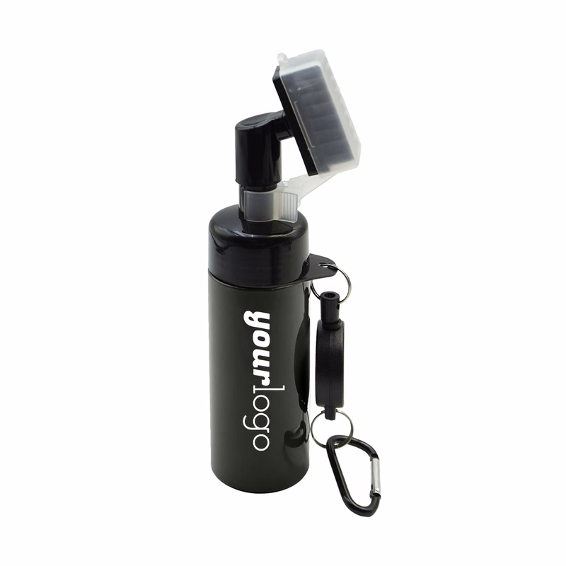 Portable Golf Club Care Brush with Spray Reservoir