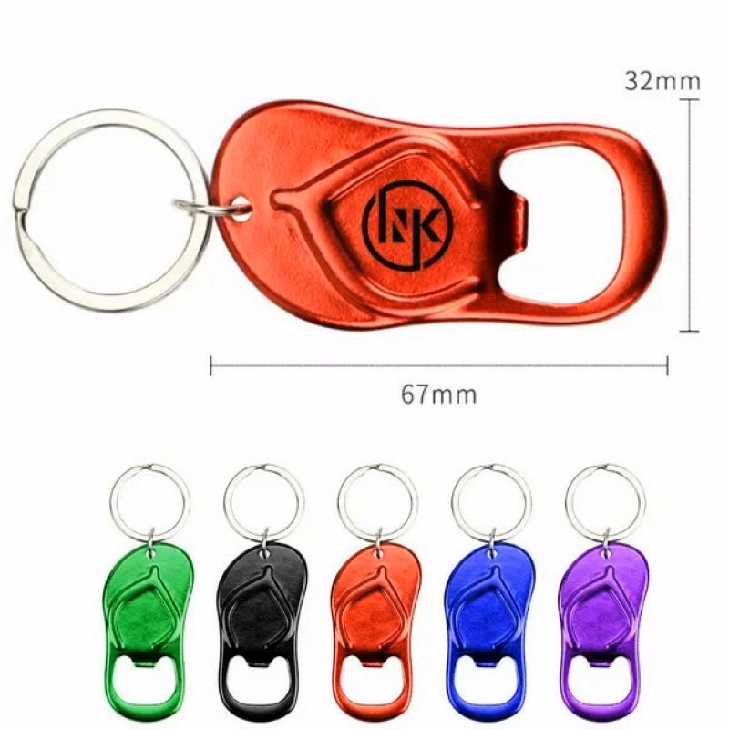 Sandal Key Chain w/Bottle Opener