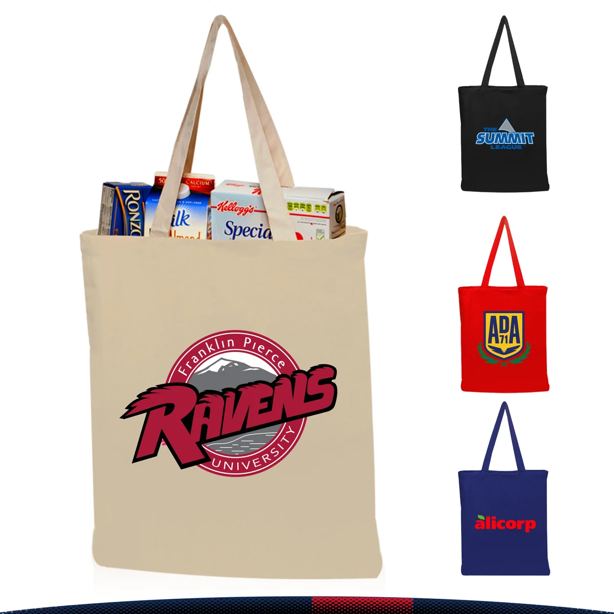 Shal Canvas Bags, custom tote bag with logo imprint 1