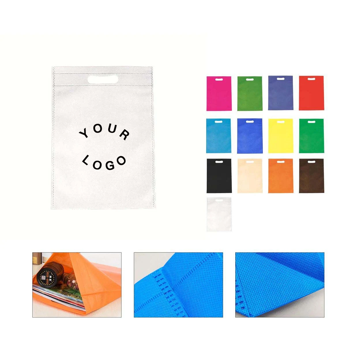 Durable Nonwoven Tote Bag with Large Capacity 1