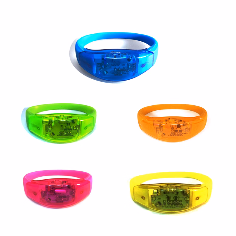 Sound Control Led Glow Flashing Bracelet