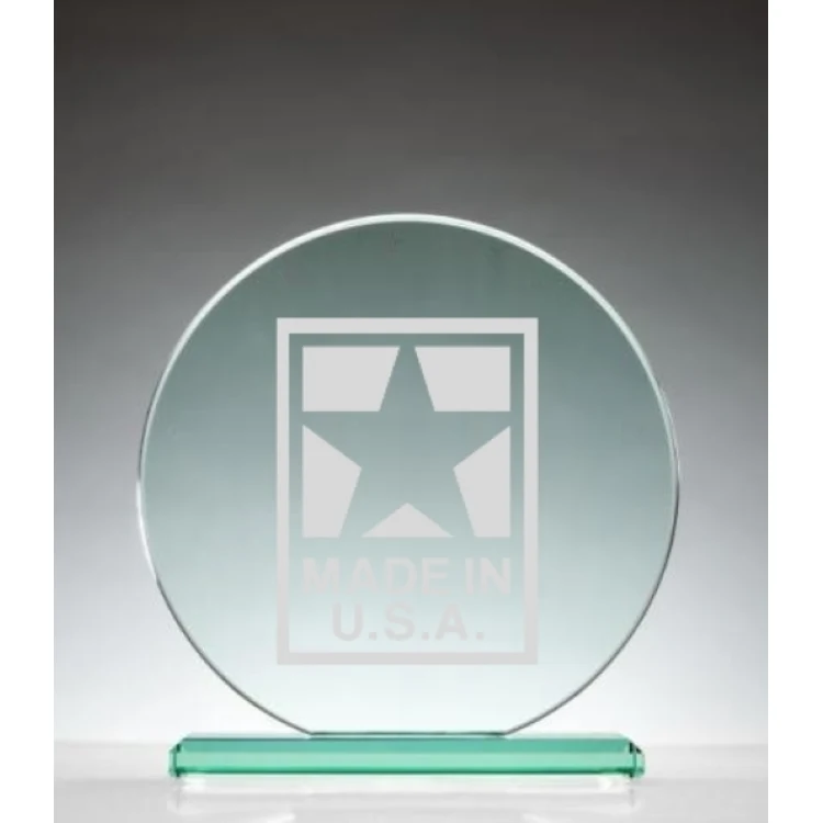 USA Circle Jade Glass Award 1