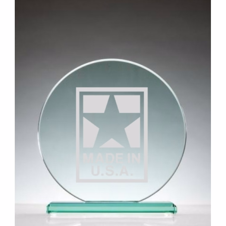 USA Circle Jade Glass Award