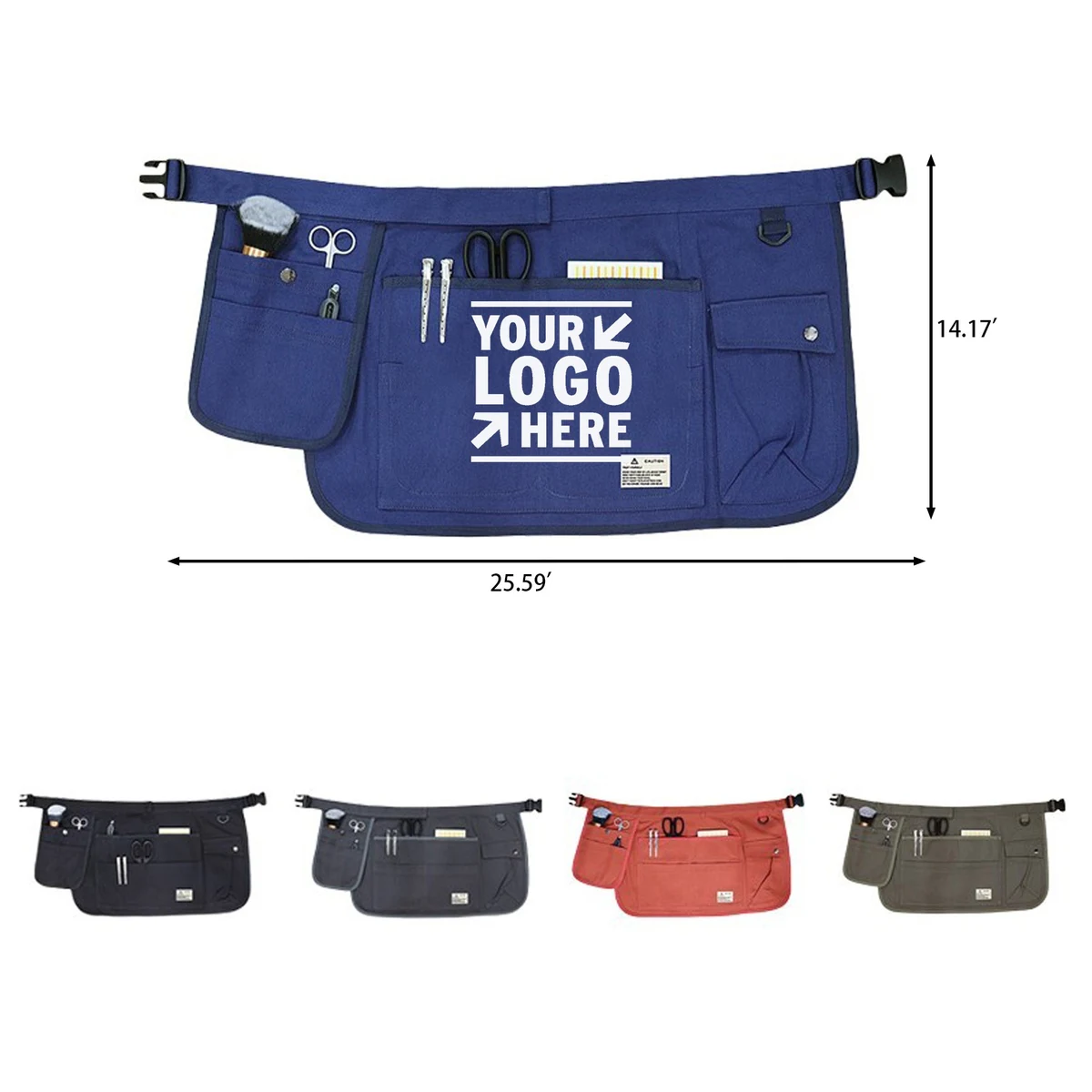 Waist Apron with Pockets 1