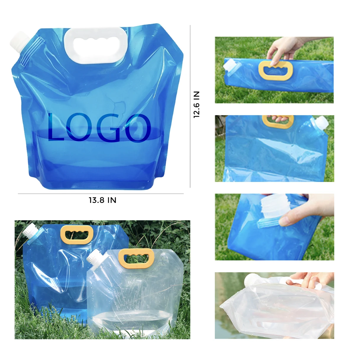 MOQ 10 PCS Foldable Portable Water Bag 1