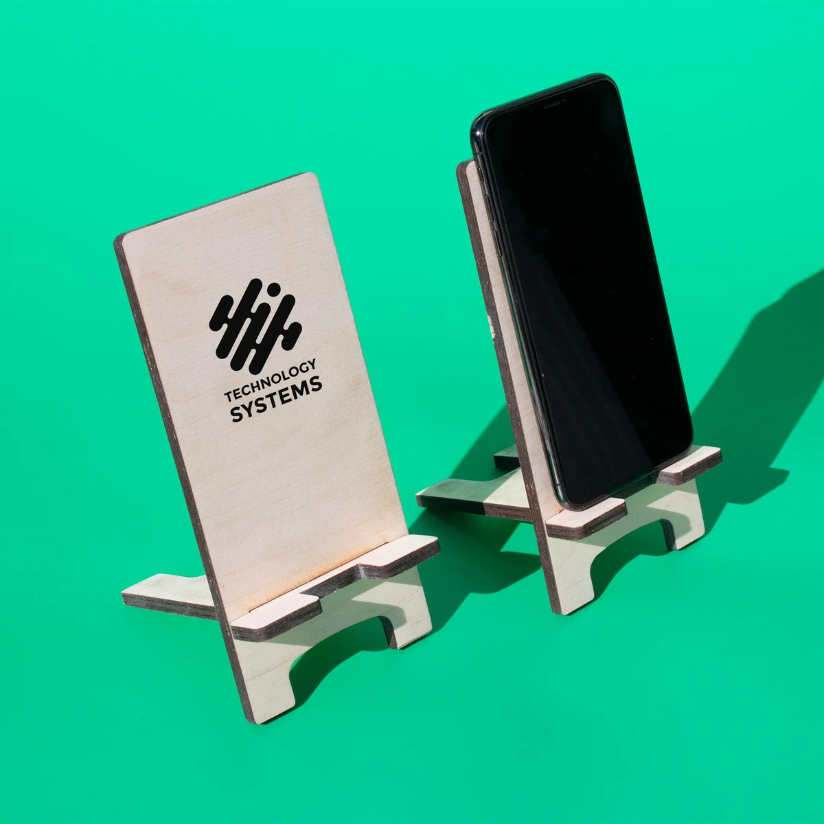 Collapsible Wood Phone Stand 1