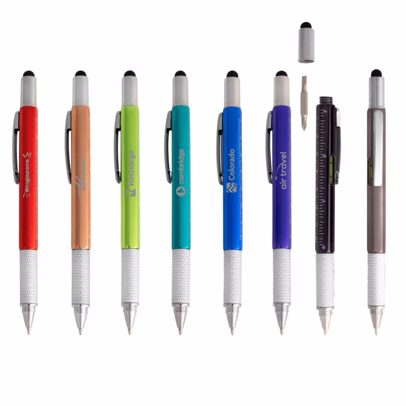 7-in-1 Tool Kit Stylus Metal Twist Pen