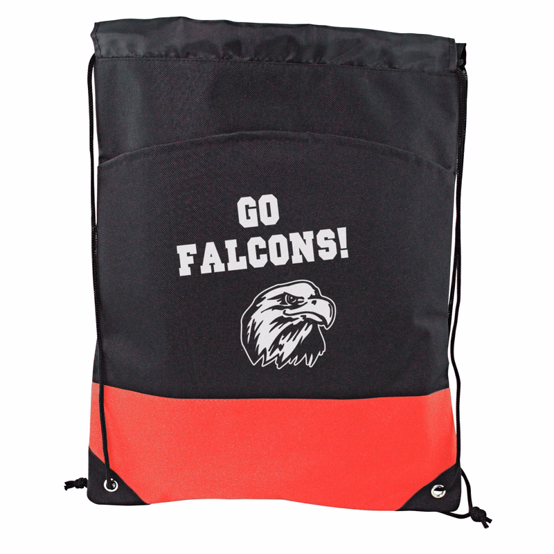 Two Tone Sports Bag with Drawstring