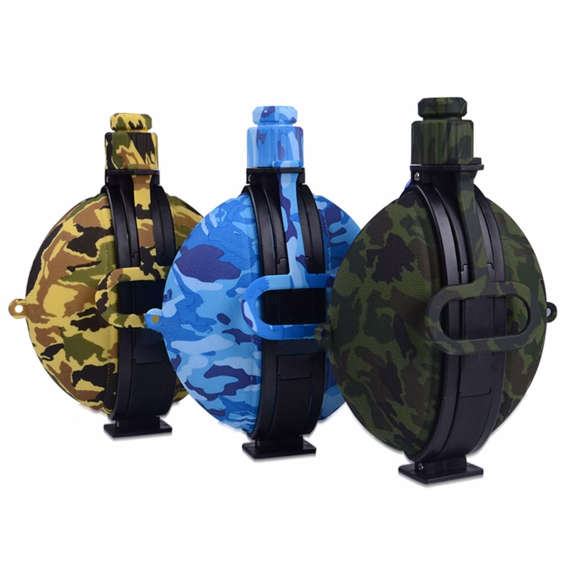Camouflage Collapsible Water Bottle, 19.8 oz.