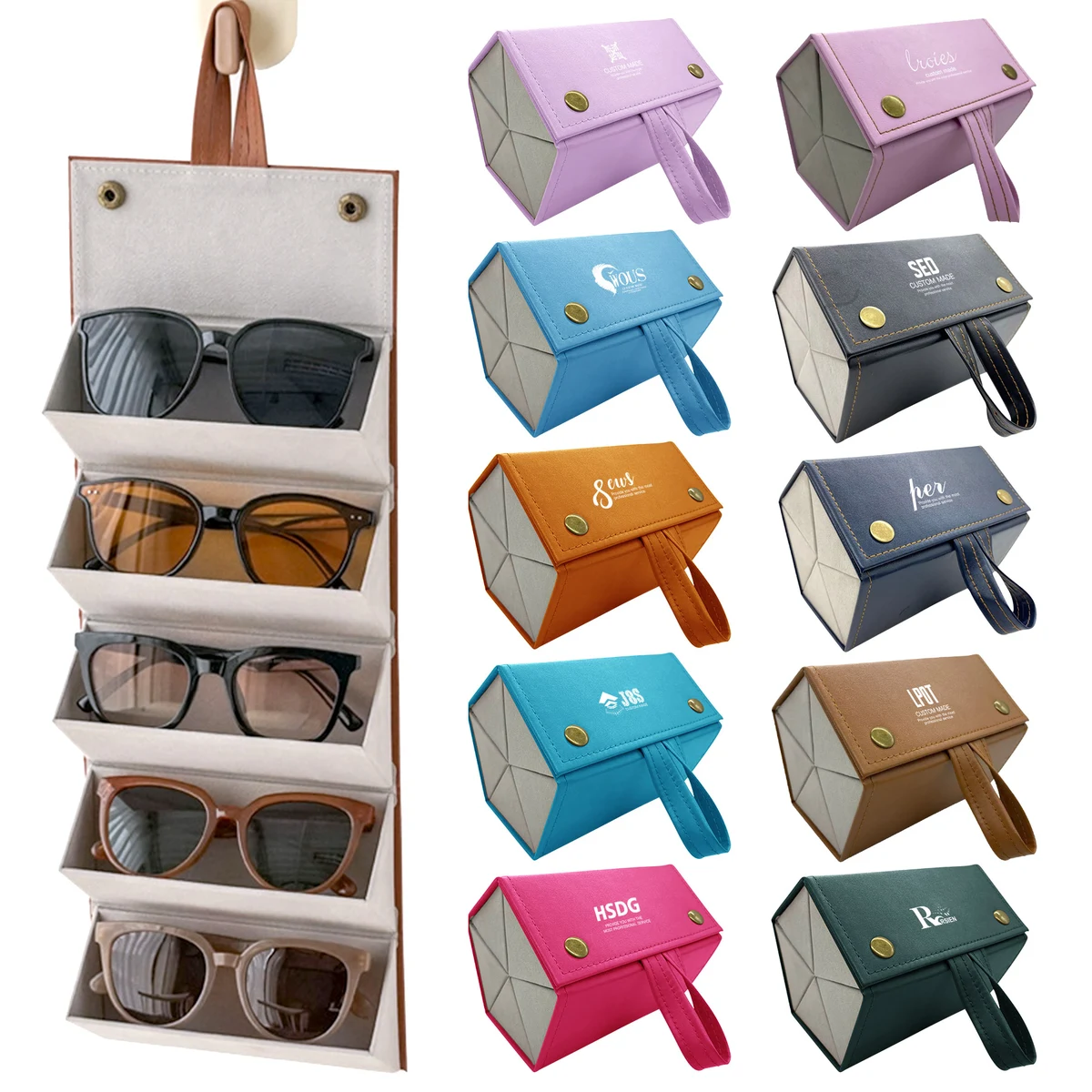 Multi-capacity Glasses Case 1