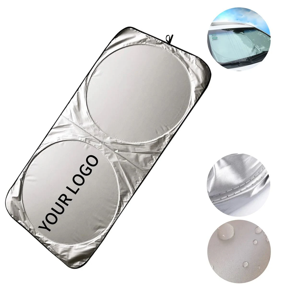 Large Full Color Sun Shade For Windshield Use 1