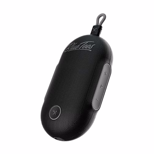 Blue Tees Golf Player Go - Compact GPS Speaker, Bluetooth Music & Audible GPS Distances, Auto Cou...