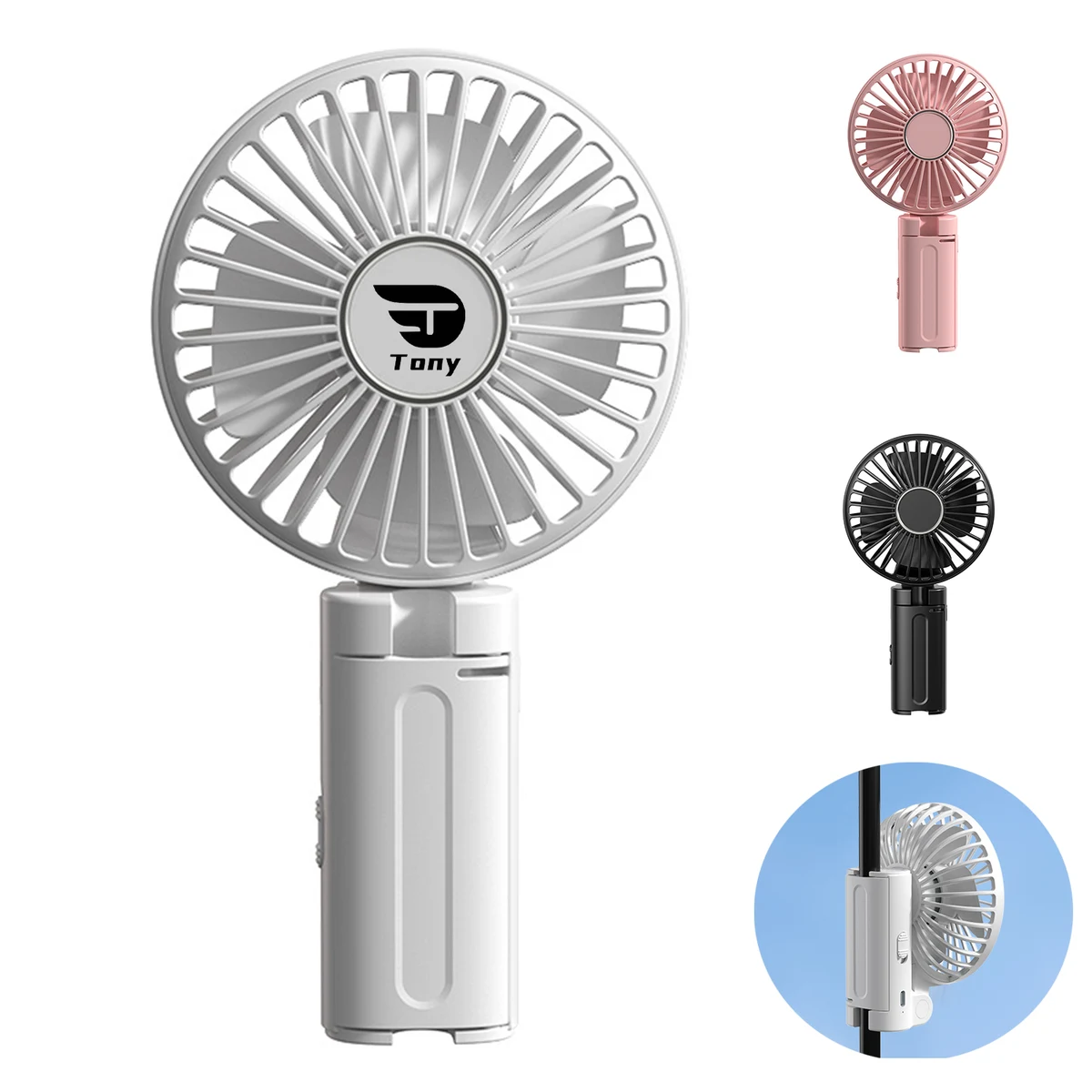 USB Foldable Clip Umbrella Fan 1