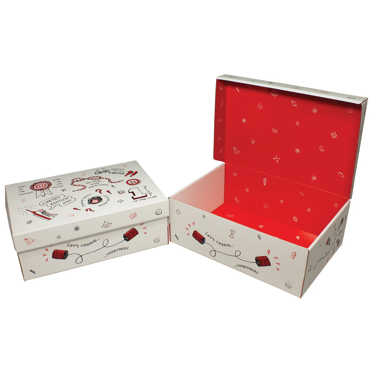 14 1/2" x 10" x 5 1/4" - Fold Above E-Flute Box 1
