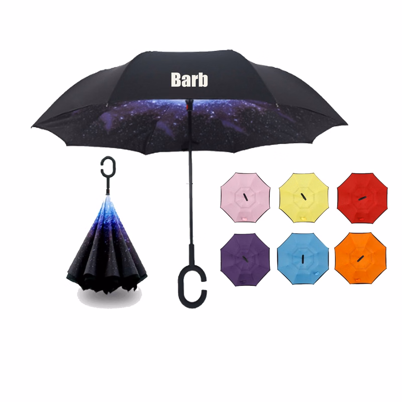 Holdfree Double Layer Inverted Umbrella