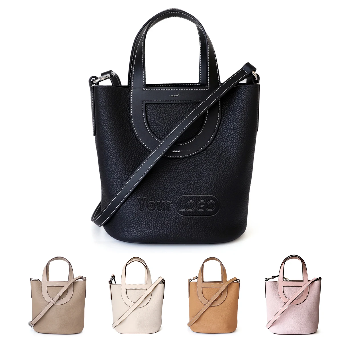 Leather Ultra-soft premium bucket bag 1