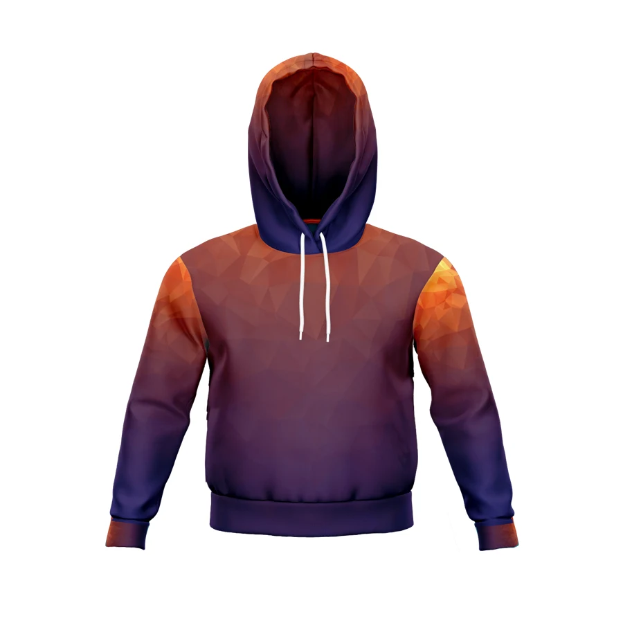 Unisex & Kids' Sublimation 310G Fleece-Lined Cropped Hoodie 1