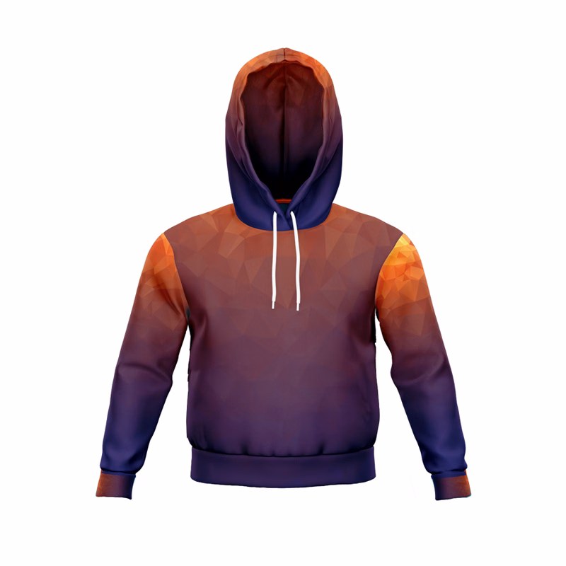 Unisex & Kids' Sublimation 310G Fleece-Lined Cropped Hoodie