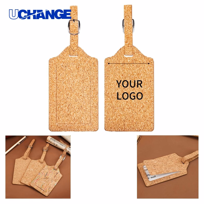 Lightweight Cork Travel Tag