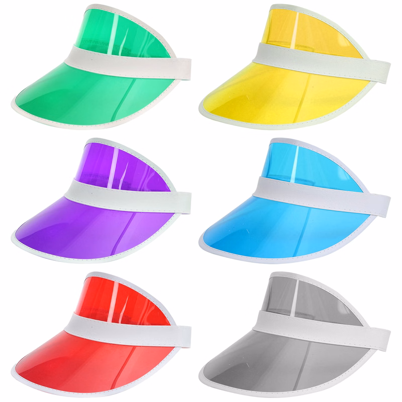 PVC Sun Visor Hats