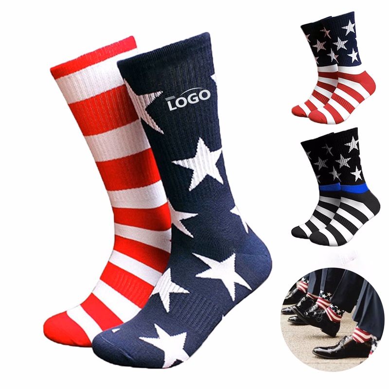 American Flag Patriotic Socks