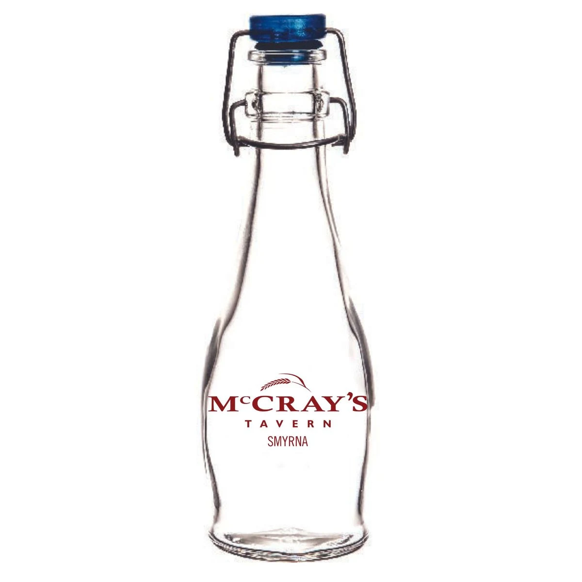 34 oz Libbey Clear Bottle w/ Flip-Top Wire Lid 1