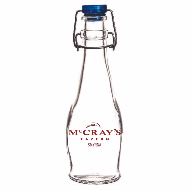 34 oz Libbey Clear Bottle w/ Flip-Top Wire Lid