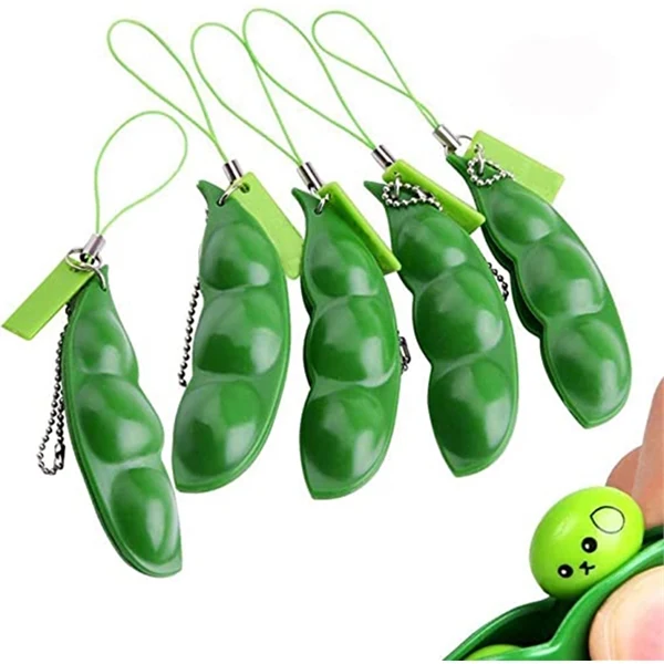 Fidget Toy Keychain Extrusion Bean 1