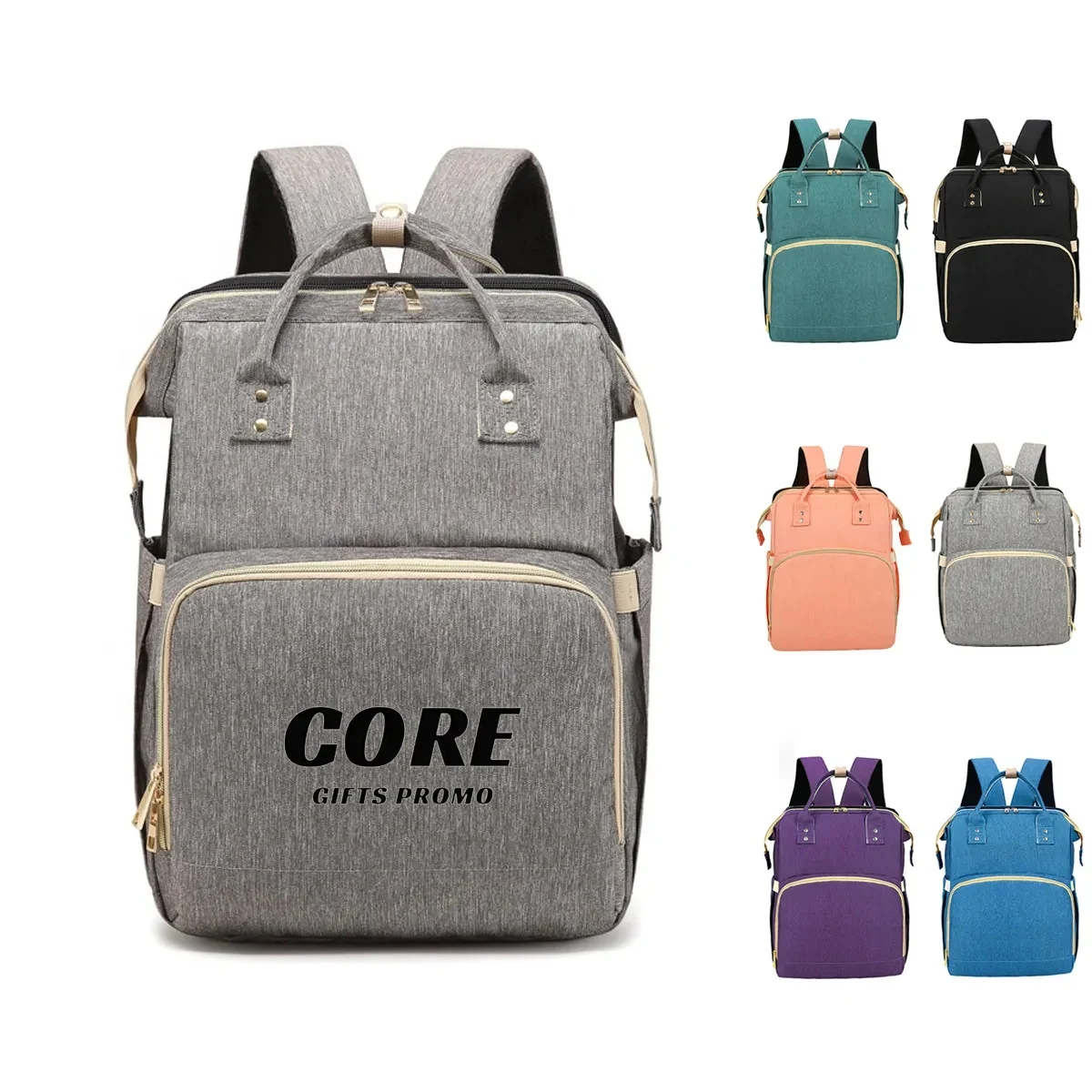 Baby Diaper Bag Backpack with Changing Station 1