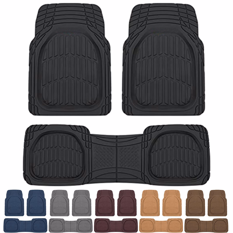 Rubber Floor Mats for Car SUV Truck & Van-All