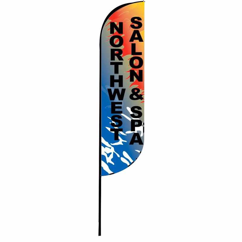 12 ft Replacement Curve Flag Double Sided (Fabric Only)