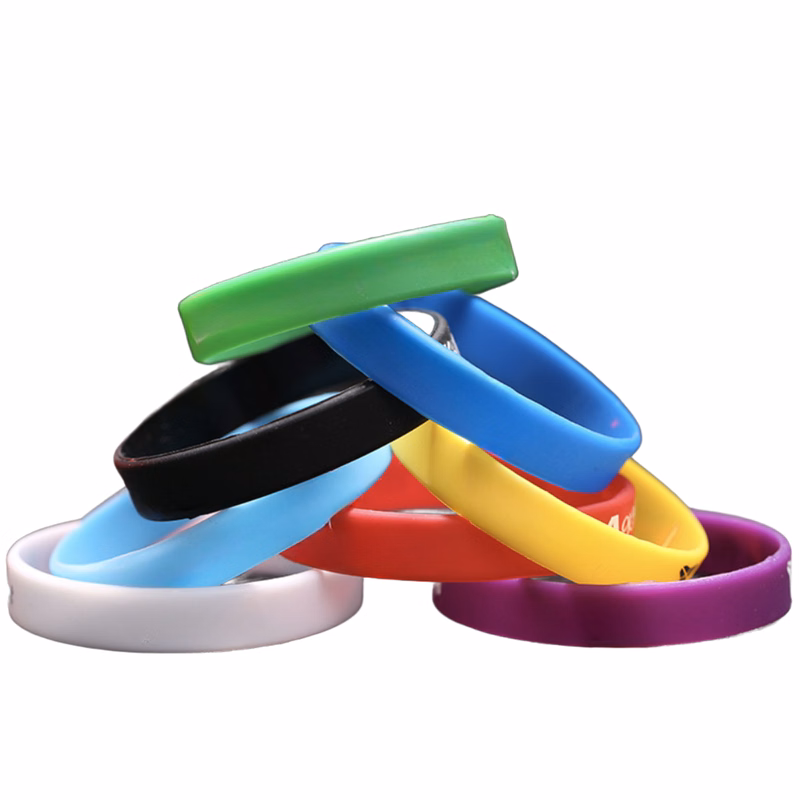 MOQ 100 PCS Durable Silicone Wristband