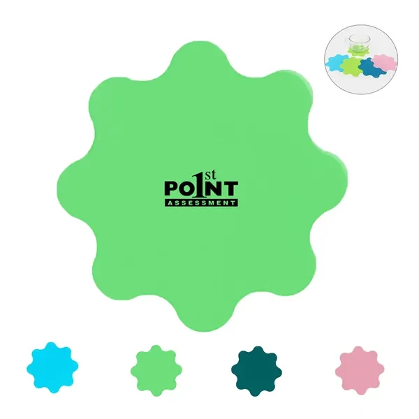 Silicone Flower Bottle Opener Coaster 1
