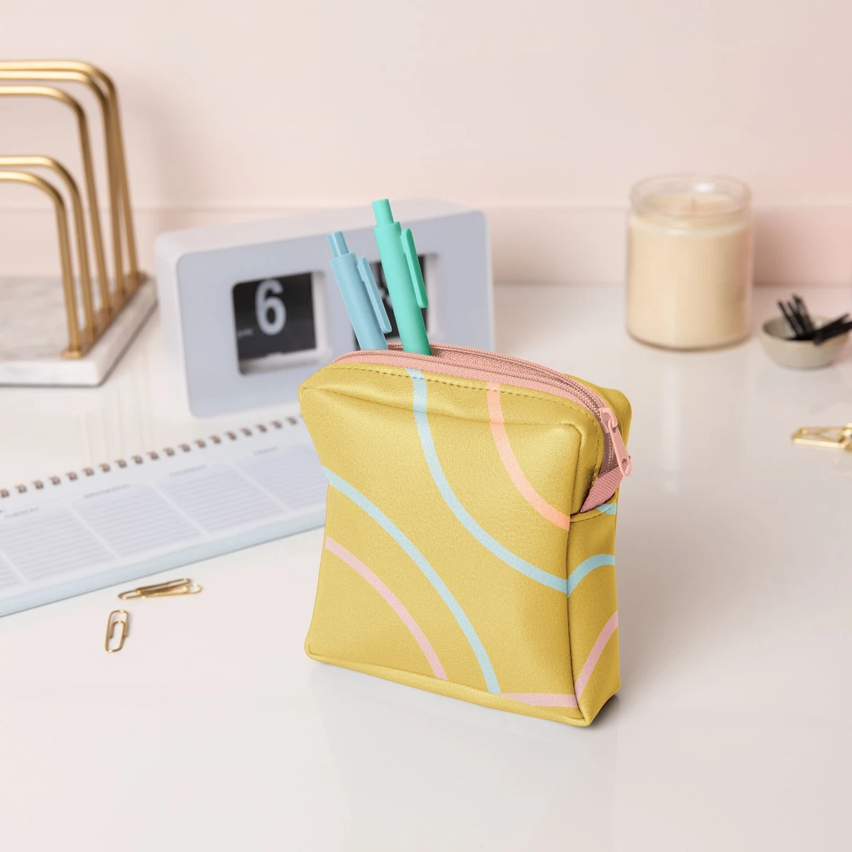 MOD POUCH - SMALL - VEGAN LEATHER 1