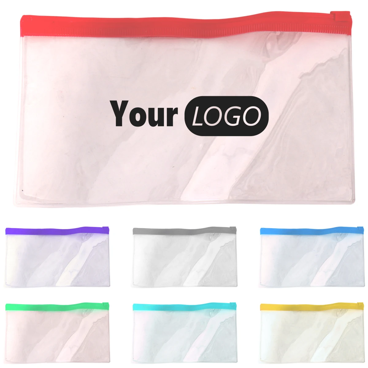 Pvc Transparent Waterproof Zipper Bag 1