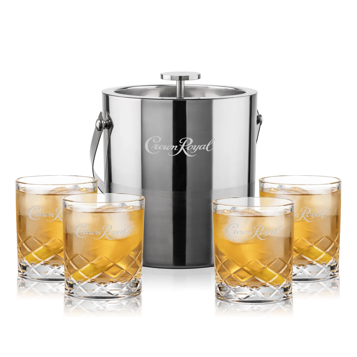 Catania Ice Bucket & Durham On-the-Rocks Set 1