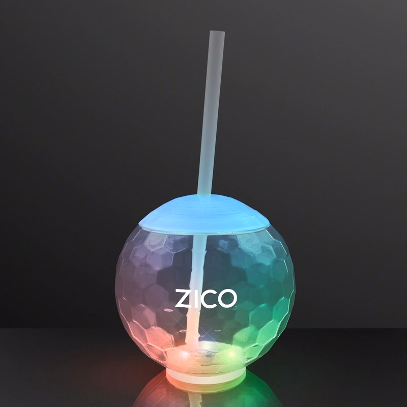 LED Disco Ball Tumbler Cup, Deluxe Light Base