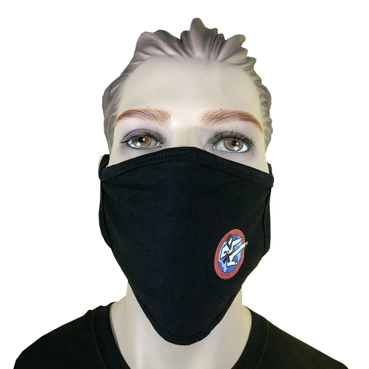 Cotton 2-ply Mask (Full Color Logo), Adult Size 1