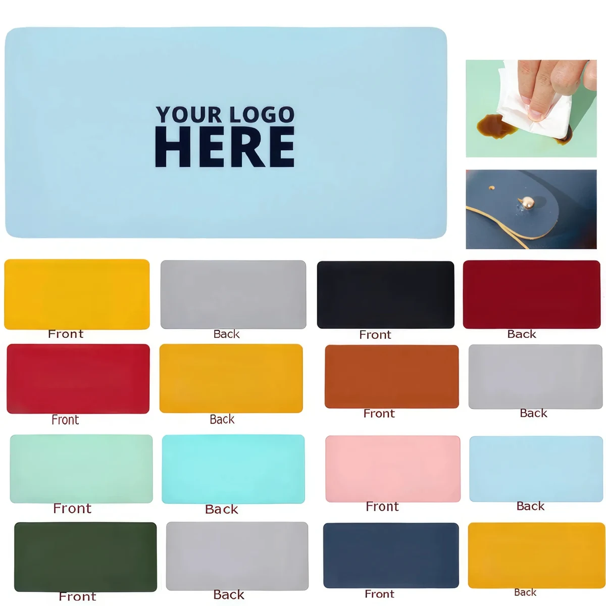 Large Leather Mouse Pad 1