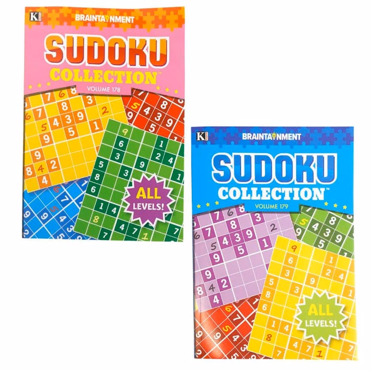 Sudoku Puzzle Books - Three Titles