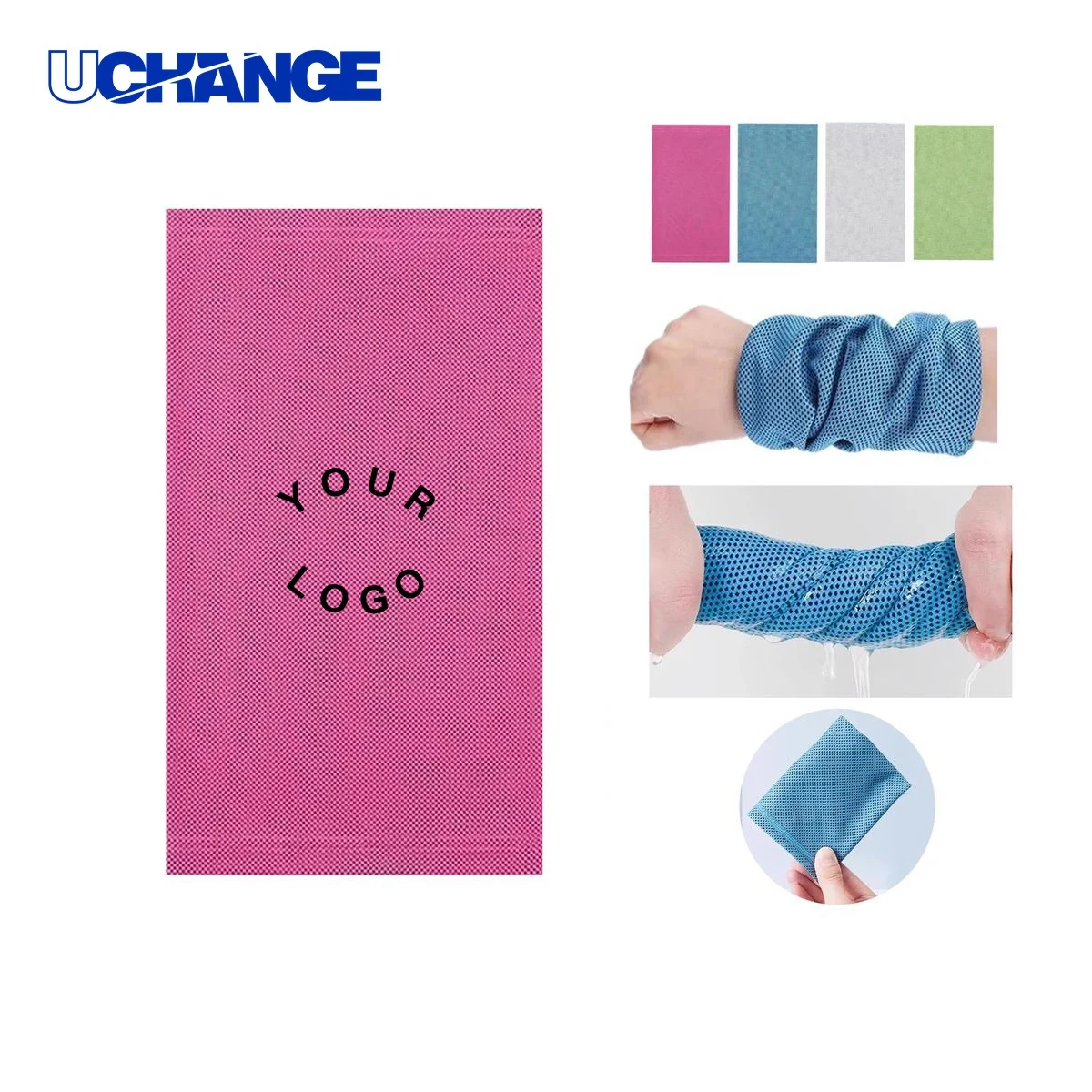 Polyester Wristband Towel 15.7 Inch Stretchable 1