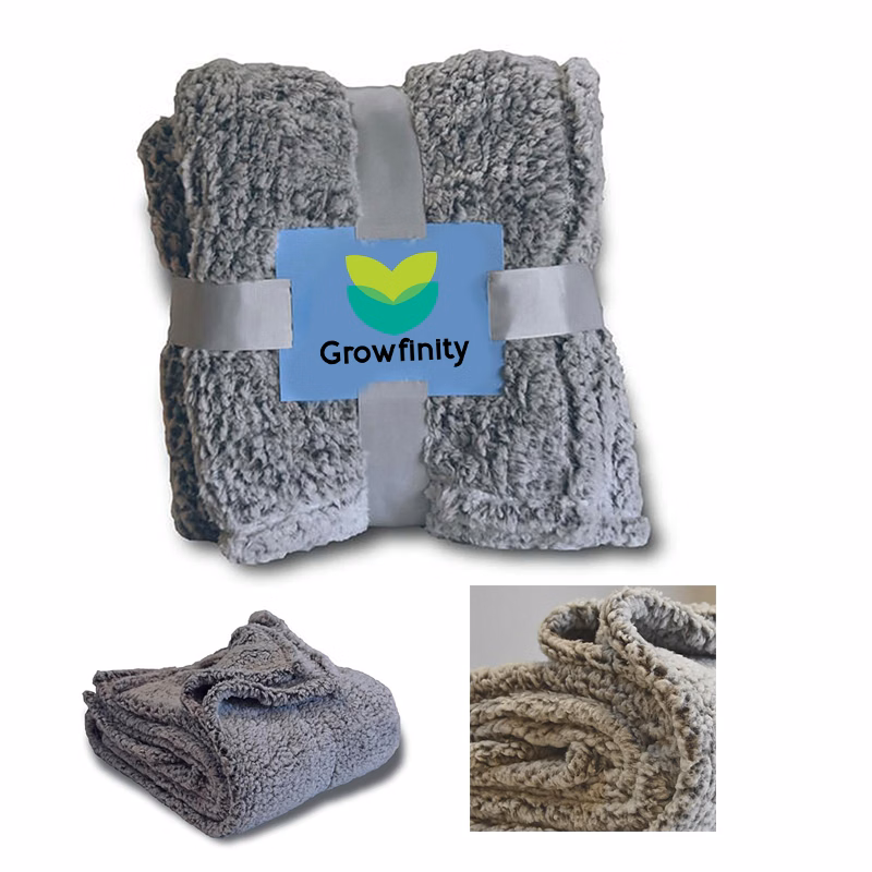 Frosted Sherpa Blankets