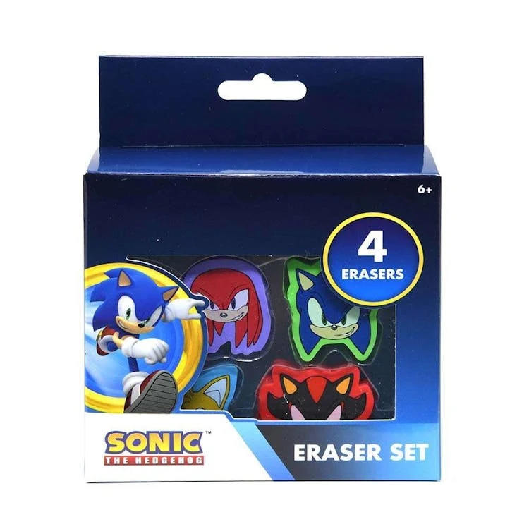 Sonic Eraser Sets - 4 Pack 1