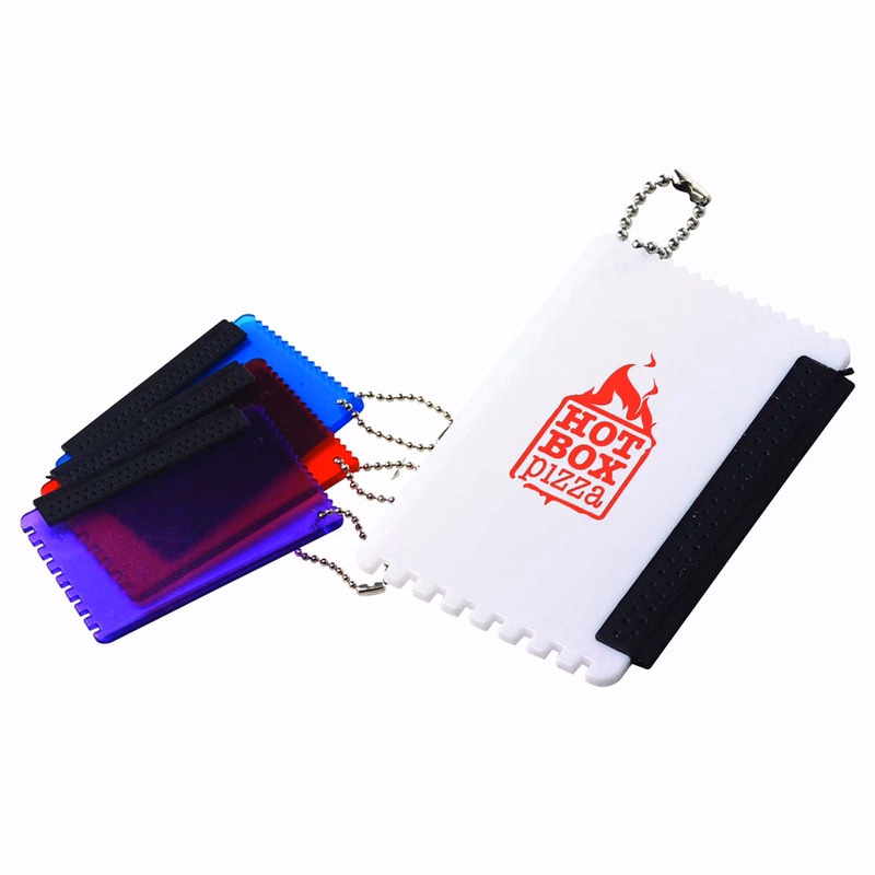 Mini Ice Scraper Keychain w/ Squeegee
