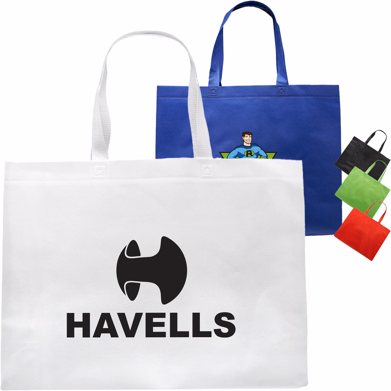 Jumbo Size Durable W/ Gusset Tote Bag (15.5" X 3.5" X 14")